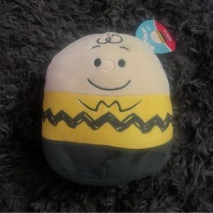 SQUISHMALLOWS Peanuts Charlie Brown 8” Inch Kellytoy Plush NEW Snoopy